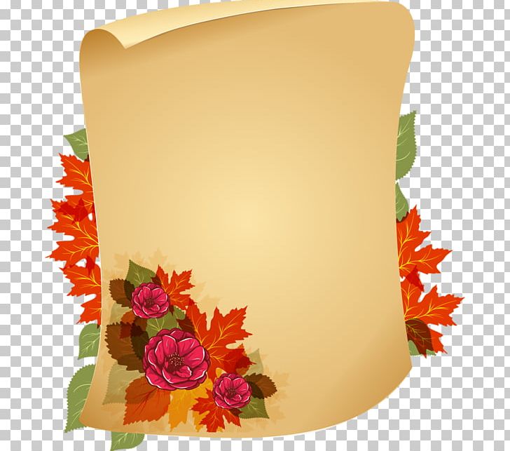 Paper Parchment Scroll Floral Design PNG, Clipart, Antique, Book, Cut Flowers, Floral Design, Flower Free PNG Download
