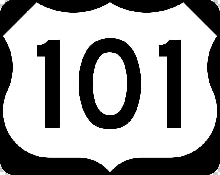 U.S. Route 101 U.S. Route 66 Hollywood Freeway Highway Road PNG, Clipart, Area, Black And White, Brand, Circle, Controlledaccess Highway Free PNG Download