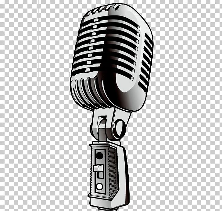 Microphone Cartoon Voice Actor PNG, Clipart, Animation, Audio, Audio Equipment, Black, Effect Free PNG Download