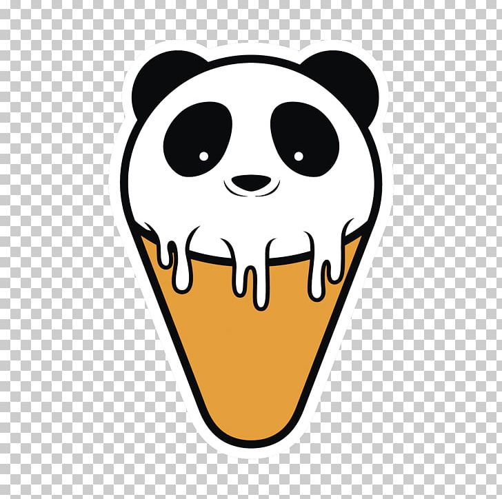 Ice Cream Cone Giant Panda Custard PNG, Clipart, Bear, Cold Drink, Cream, Cream Vector, Dessert Free PNG Download