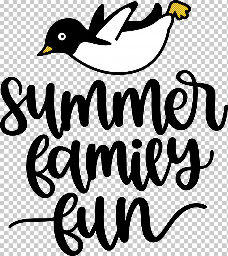 Summer Family Fun Summer PNG, Clipart, Beak, Birds, Black, Black And White, Happiness Free PNG Download