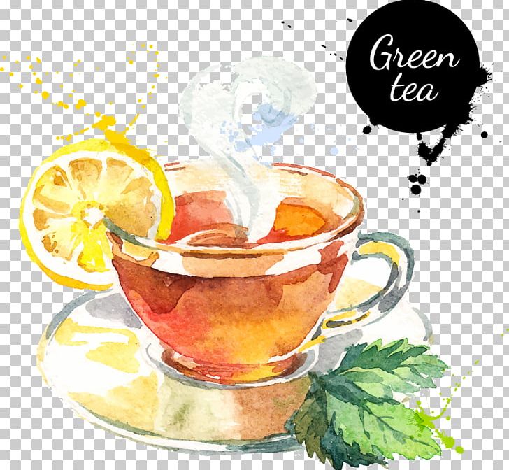 Green Tea Darjeeling Tea Drink PNG, Clipart, Background Green, Black Tea, Cocktail, Cocktail Garnish, Coffee Cup Free PNG Download