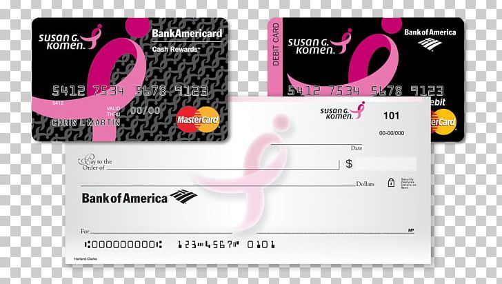 Susan G. Komen San Diego Susan G. Komen For The Cure Bank Of America Credit Card PNG, Clipart, Bank, Bank Of America, Brand, Breast Cancer, Cancer Free PNG Download