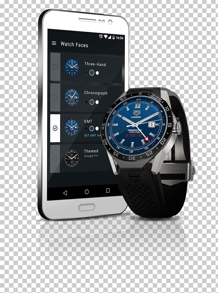 Smartwatch TAG Heuer Connected Wear OS PNG, Clipart, Accessories, Android, Brand, Cellular Network, Com Free PNG Download