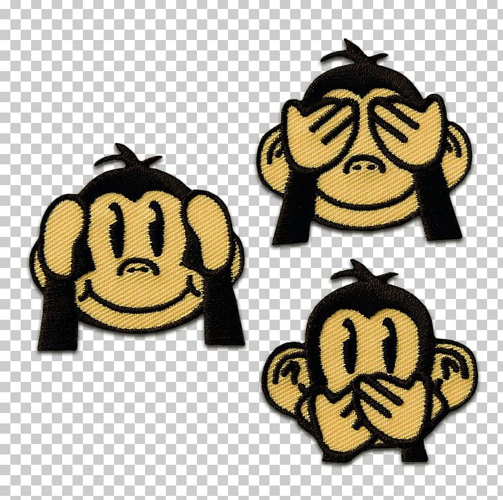 Three Wise Monkeys Embroidered Patch Simian Appliqué PNG, Clipart, Animals, Applique, Collecting, Embroidered Patch, Embroidery Free PNG Download