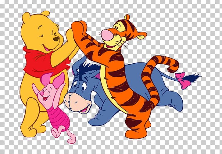 Winnie-the-Pooh Piglet Eeyore Tigger Roo PNG, Clipart, Animal Figure, Big Cats, Carnivoran, Cartoon, Cat Like Mammal Free PNG Download
