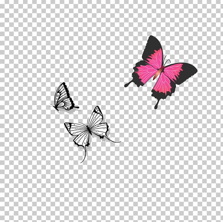 Butterfly Grey Red PNG, Clipart, Arthropod, Brush Footed Butterfly, Color, Crea, Creative Ads Free PNG Download