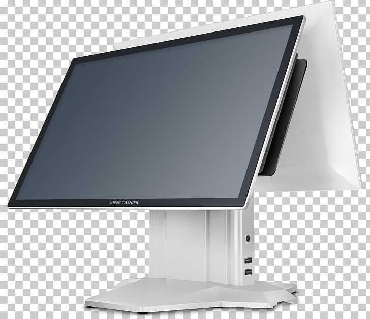 Computer Monitors Laptop Personal Computer Computer Hardware Output Device PNG, Clipart, Angle, Cashier, Computer, Computer Hardware, Computer Monitor Accessory Free PNG Download