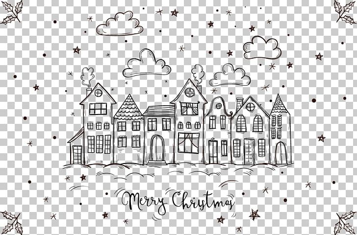 Sketch Christmas Town PNG, Clipart, Angle, Brand, Christmas, Christmas Background, Christmas Ball Free PNG Download