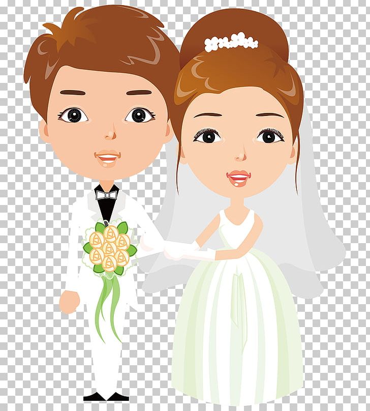 Bride Cartoon Illustration PNG, Clipart, Bride, Bridegroom, Brides, Bride Vector, Che Free PNG Download