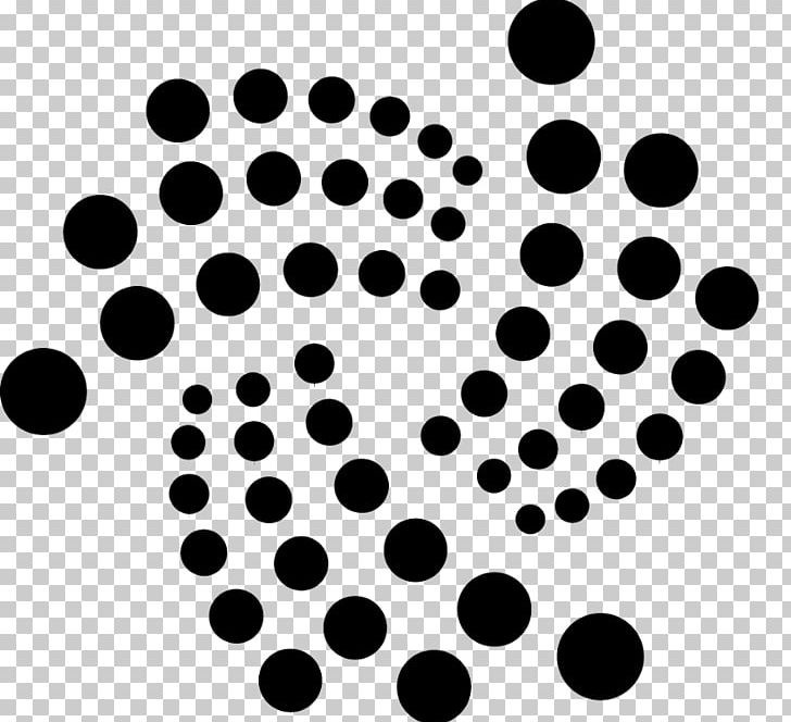 IOTA Cryptocurrency Logo Bitcoin Ethereum PNG, Clipart, Bitcoin, Black, Black And White, Blockchain, Circle Free PNG Download