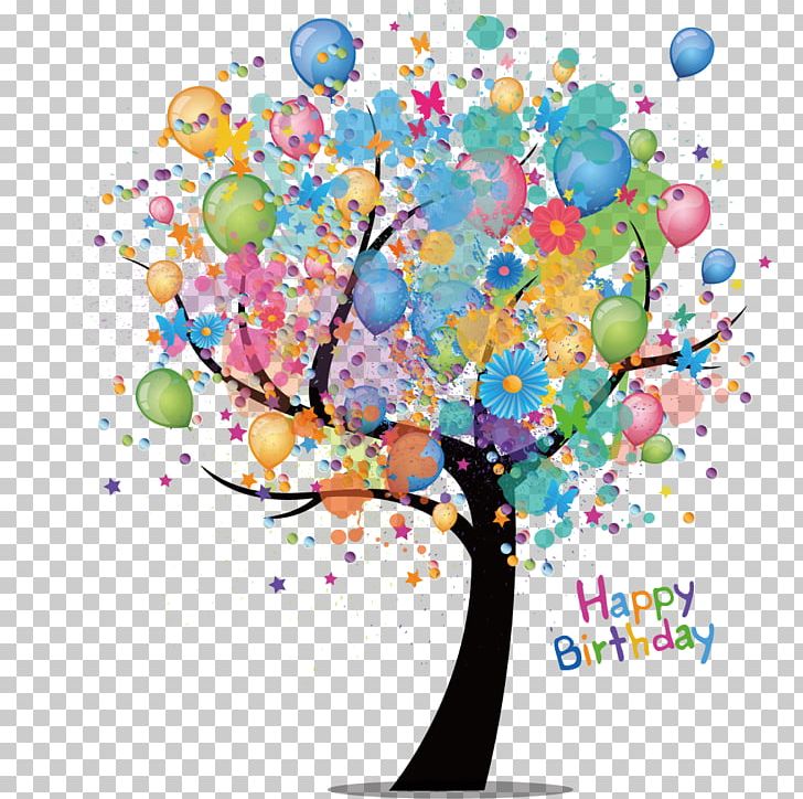 Birthday Cake Greeting Card Wish PNG, Clipart, Balloon, Birthday, Birthday Card, Branch, Cartoon Free PNG Download