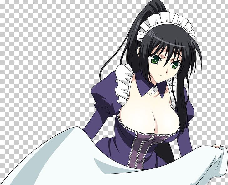Is This A Zombie? Seraph Maid Kavaii PNG, Clipart, Black Hair, Breast, Brown Hair, Cleavage, Desu Free PNG Download