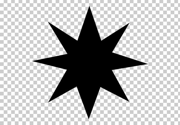 Five-pointed Star Star Polygons In Art And Culture PNG, Clipart, Angle, Black And White, Circle, Fivepointed Star, Hexagram Free PNG Download