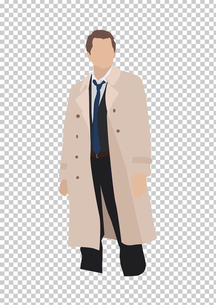 Castiel Fan Art Digital Art PNG, Clipart, Art, Cartoon, Castiel, Clothing, Coat Free PNG Download