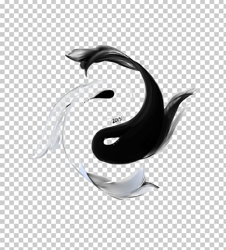 Koi Yin And Yang Yin Yang Fish Tattoo Drawing PNG, Clipart, Abziehtattoo, Animals, Art, Black, Black And White Free PNG Download