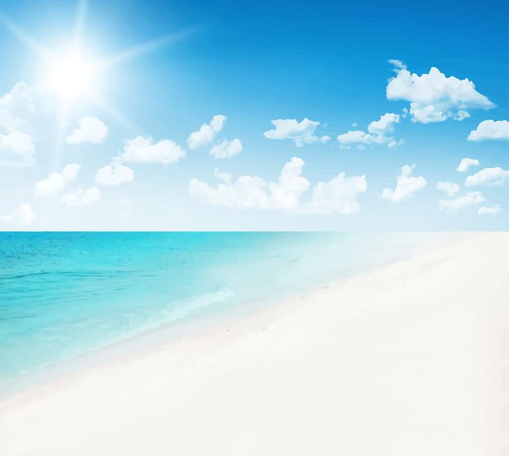 Beach Sea Sky Cloud PNG, Clipart, Atmosphere, Coastal And Oceanic Landforms, Computer Wallpaper, Encapsulated Postscript, Horizon Free PNG Download