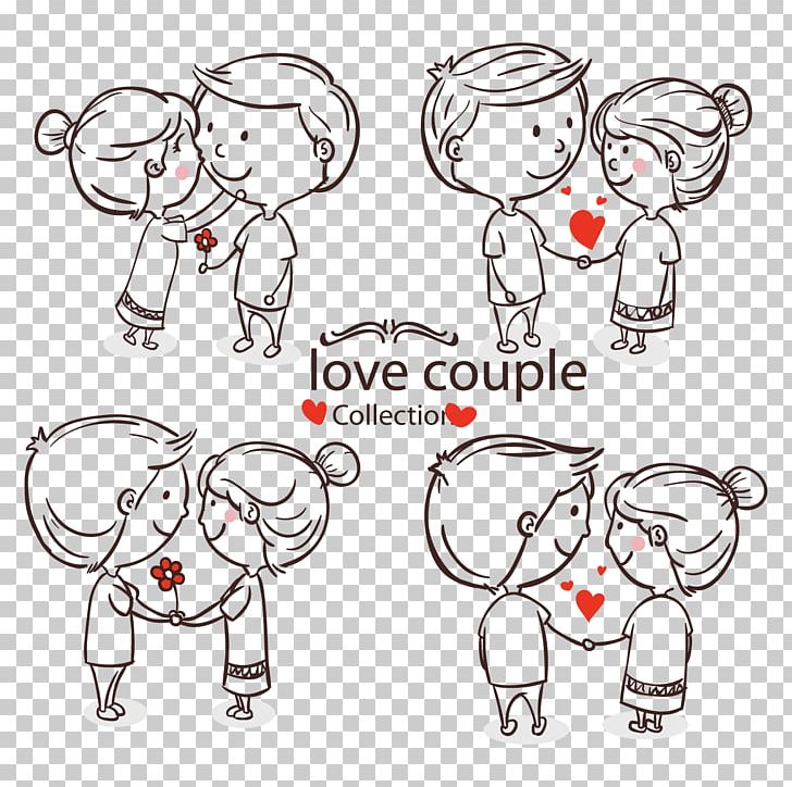 T-shirt Drawing PNG, Clipart, Area, Art, Black And White, Cartoon, Couple  Free PNG Download