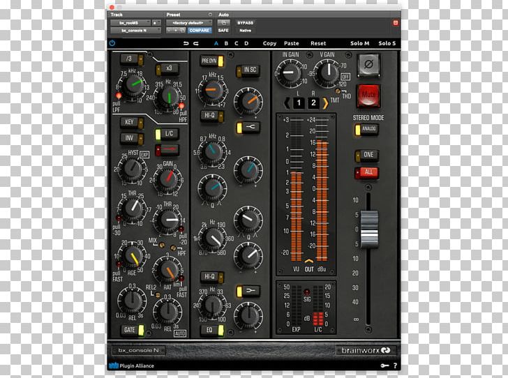 Brainworx Plug-in Sound System Console Analog Signal PNG, Clipart, Analog Signal, Aud, Audio Equipment, Audio Mixers, Audio Receiver Free PNG Download