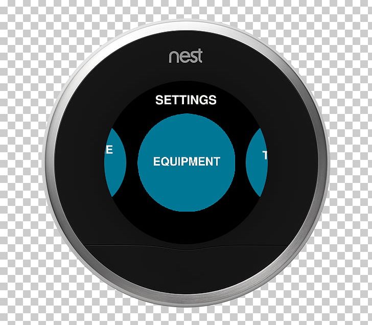 Nest Learning Thermostat Smart Thermostat Nest Thermostat (3rd Generation) Nest Labs PNG, Clipart, Brand, Central Heating, Circle, Display Device, Electronics Free PNG Download