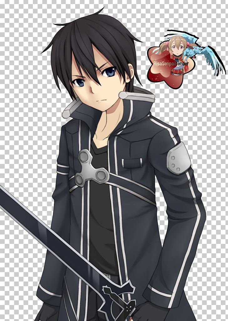 Kirito Asuna Sinon Sword Art Online Anime, sword art, black Hair