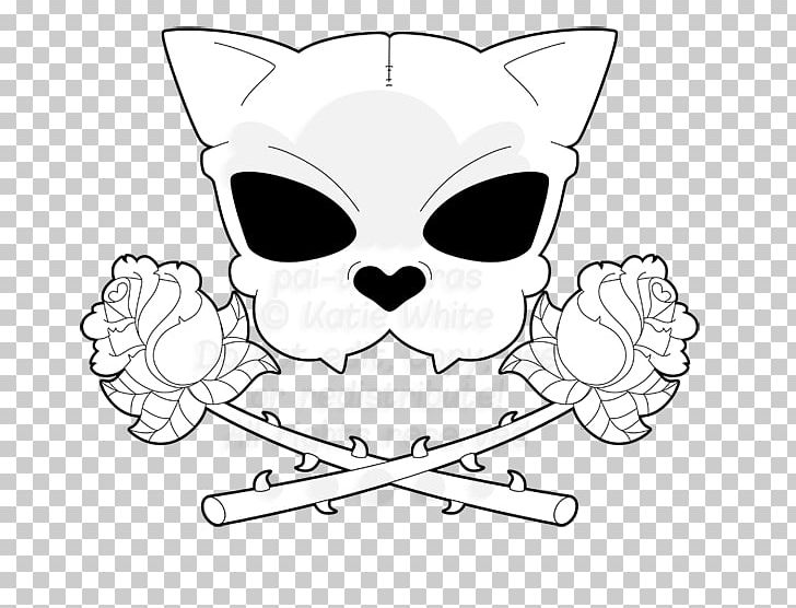 Vector Colored Drawing Cat Skull Hand Stock Vector (Royalty Free)  1782604613 | Shutterstock