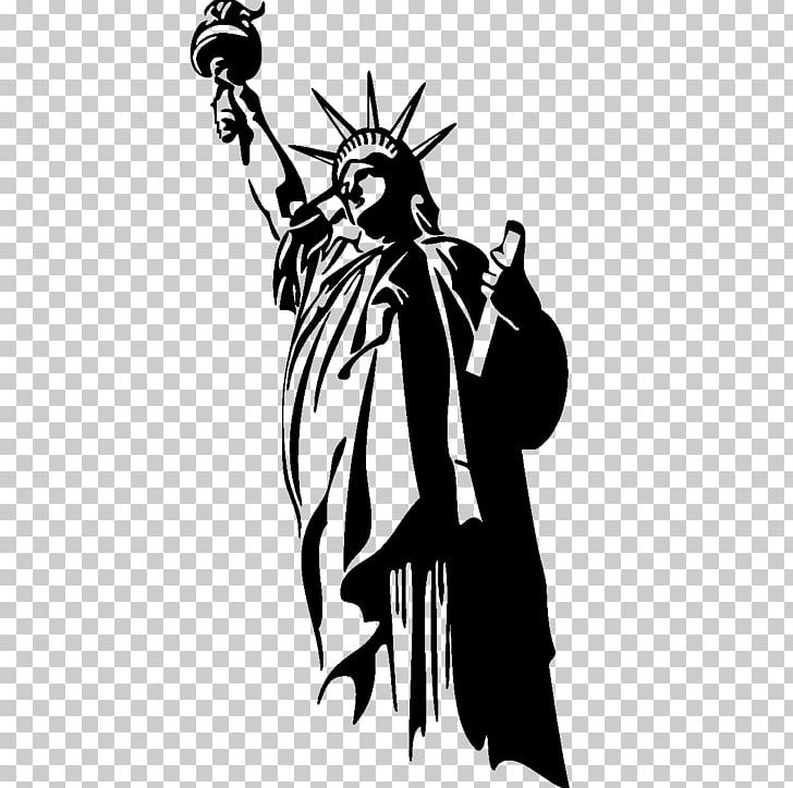Statue Of Liberty Drawing PNG, Clipart, Artwork, Black, Black And White, Cartoon, Costume Design Free PNG Download