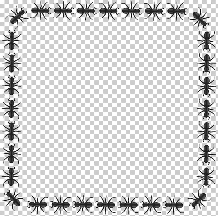 Ant PNG, Clipart, Ant, Area, Black, Black And White, Border Free PNG Download