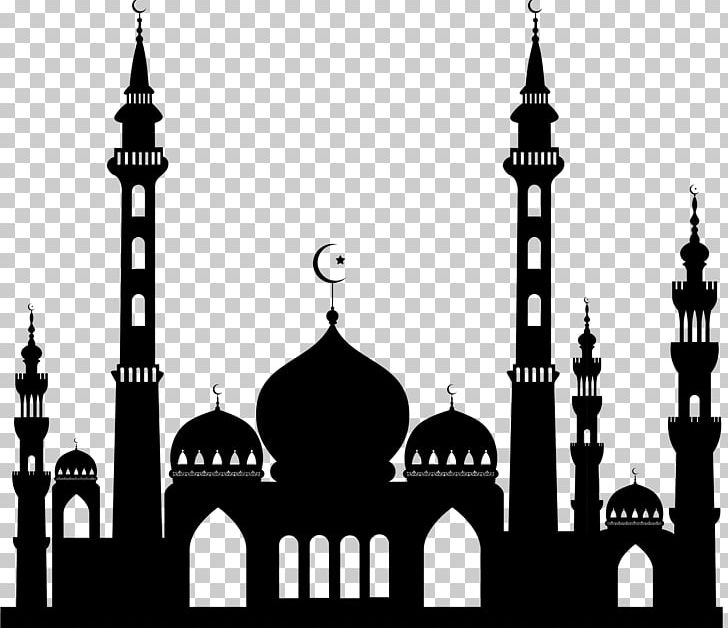 Mosque Eid Al-Fitr Islam Medina PNG, Clipart, Black And White, Building, Byzantine Architecture, Eid Aladha, Eid Alfitr Free PNG Download