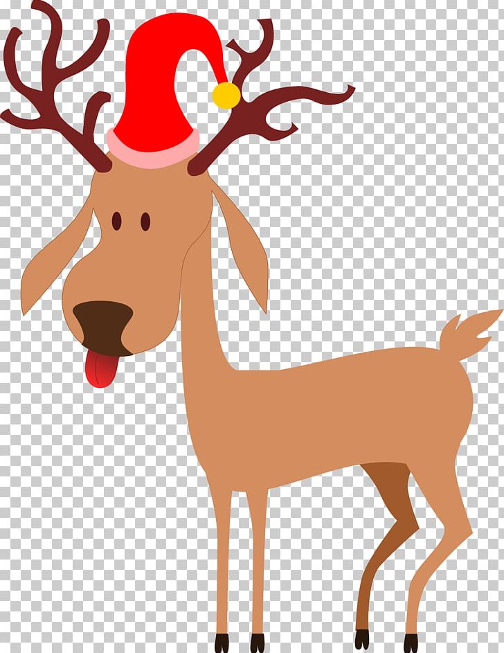 Rudolph Reindeer Santa Claus PNG, Clipart, Antler, Cartoon, Christmas, Deer, Dog Like Mammal Free PNG Download