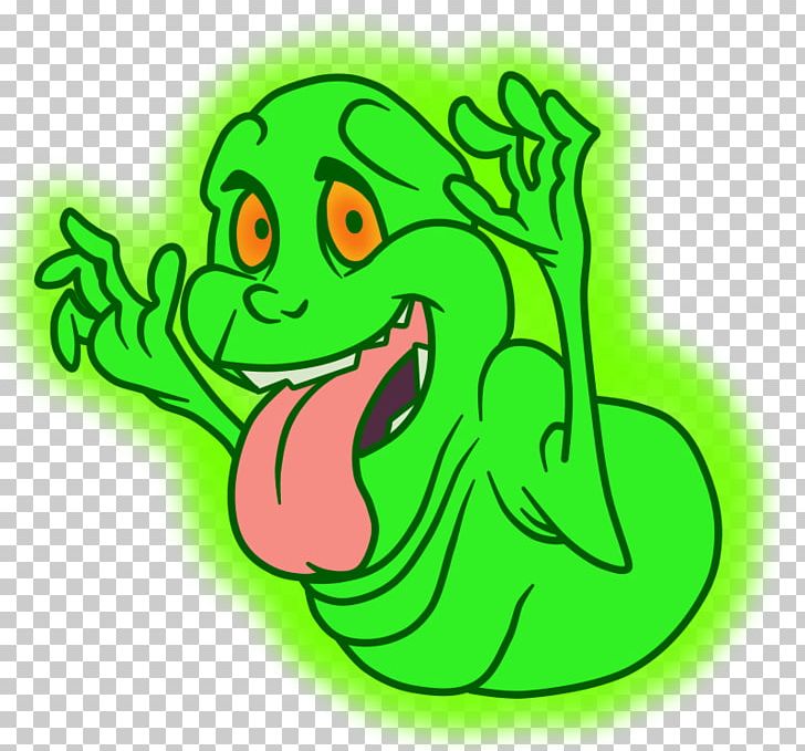 Slimer Ghost Cartoon PNG, Clipart, Amphibian, Art, Cartoon, Character, Drawing Free PNG Download
