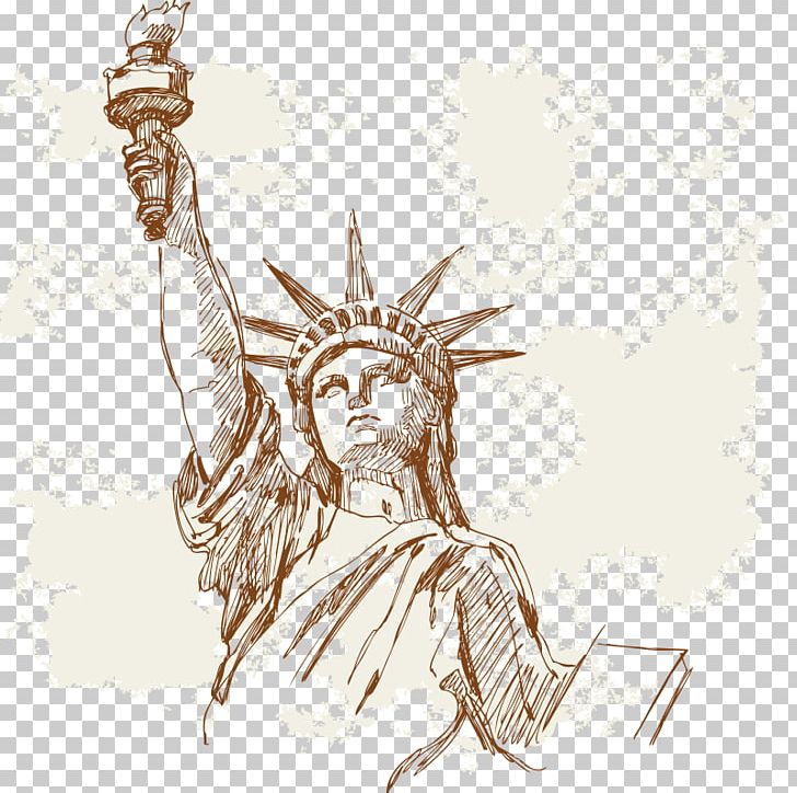 Statue Of Liberty Cartoon Illustration PNG, Clipart, Architecture, Art, City, City Building, Creativity Free PNG Download
