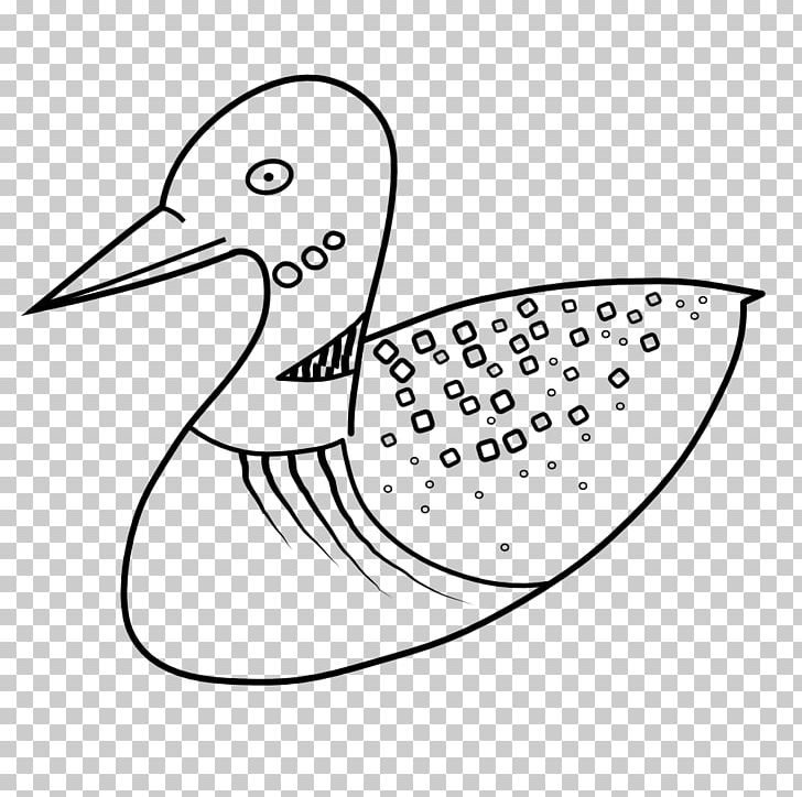 Beak Common Loon Bird Coloring Book PNG, Clipart, Anatidae, Animals, Area, Art, Artwork Free PNG Download