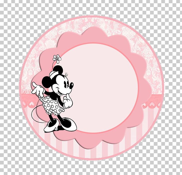 Minnie Mouse Convite Party Birthday PNG, Clipart, Birthday, Cartoon, Circle, Convite, Digital Art Free PNG Download