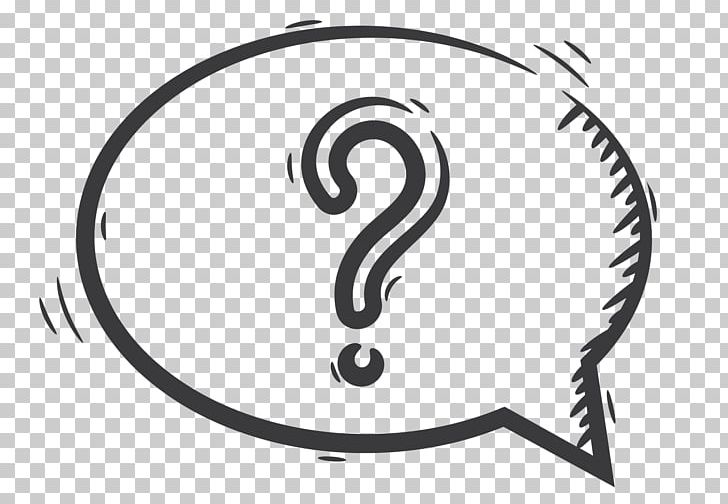 Question Mark Speech Balloon Text Drawing Bubble PNG, Clipart, Area, Black And White, Brand, Bubble, Circle Free PNG Download