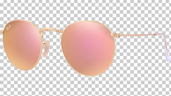 Sunglasses Ray-Ban Round Metal PNG, Clipart, Eyewear, Glass, Glasses, Gold, Metal Free PNG Download