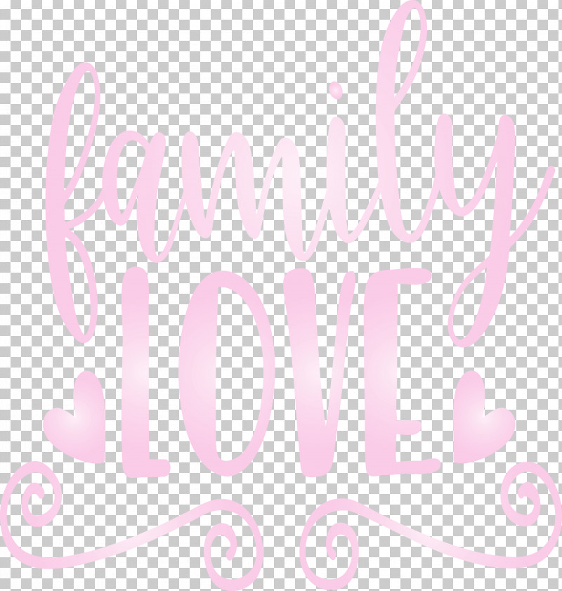 Text Pink Font Line Logo PNG, Clipart, Calligraphy, Family Day, Family Love, Heart, Line Free PNG Download