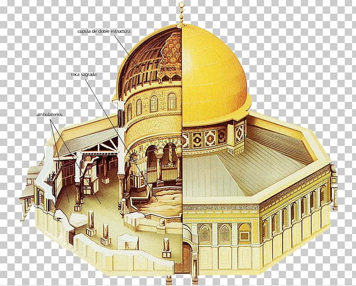 Dome Of The Rock Temple In Jerusalem Old City Foundation Stone Holy Of Holies PNG, Clipart, Building, Byzantine Architecture, Dome, Dome Of The Rock, Drawing Free PNG Download