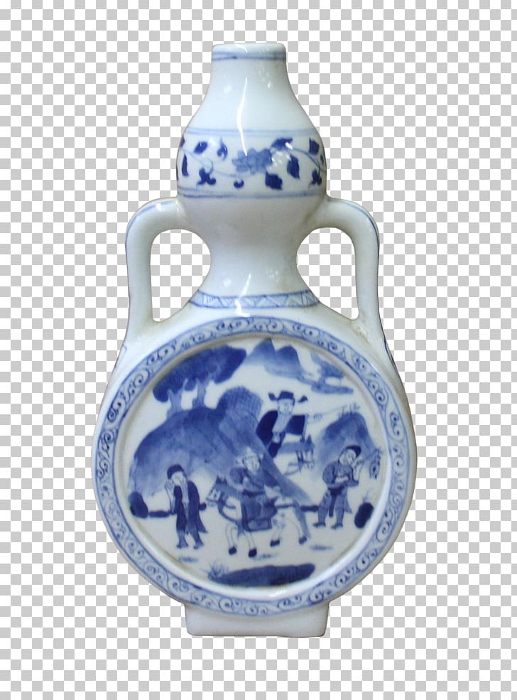 Vase Blue And White Pottery Porcelain Ceramic Gourd PNG, Clipart, Artifact, Blue And White Porcelain, Blue And White Pottery, Ceramic, Chairish Free PNG Download