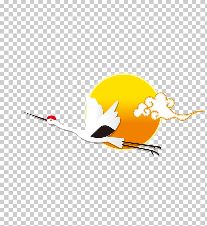 Red-crowned Crane PNG, Clipart, Beak, Bird, Cartoon, Computer Wallpaper, Crane Free PNG Download
