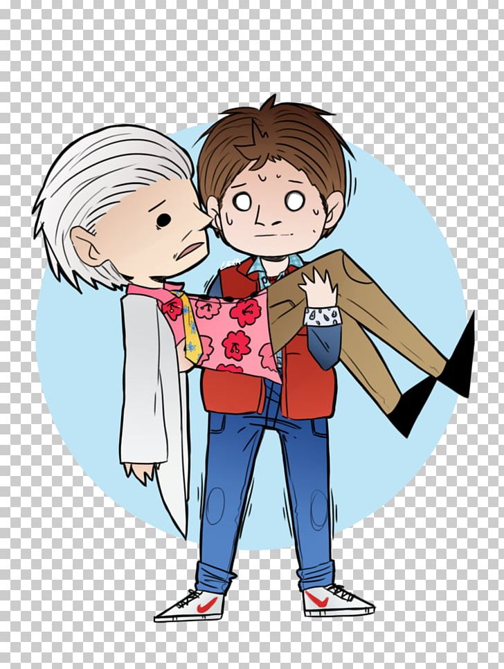 Marty McFly Homo Sapiens Shoulder Friendship Human Behavior PNG, Clipart, Arm, Art, Back To The Future, Boy, Cartoon Free PNG Download