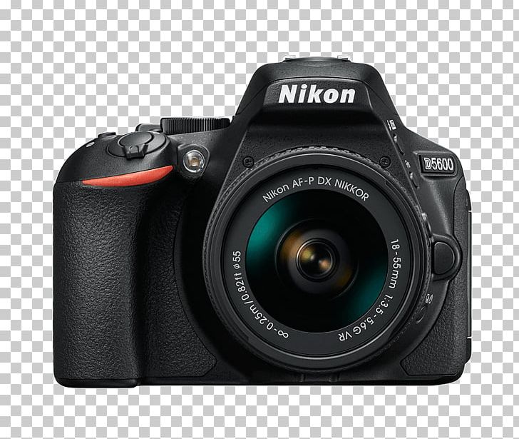Nikon D5600 Nikon D5500 Digital SLR Nikon AF-P DX Nikkor Zoom 18-55mm F/3.5-5.6G VR PNG, Clipart, Autofocus, Camera, Camera Accessory, Camera Lens, Lens Free PNG Download