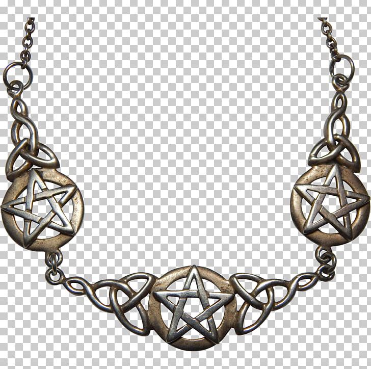 Jewellery Necklace Silver Pentacle Pentagram PNG, Clipart, Body Jewelry, Chain, Clothing Accessories, Fashion, Fashion Accessory Free PNG Download