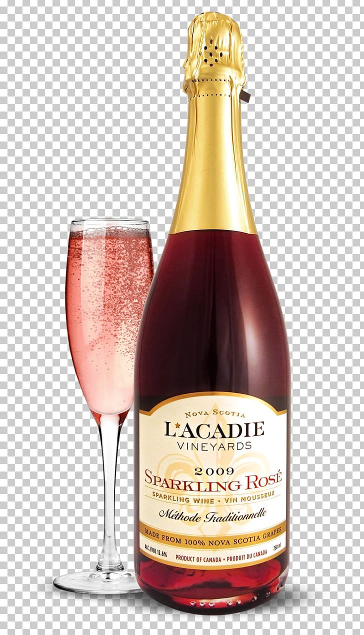 Champagne Sparkling Wine L'Acadie Vineyards Rosé Dessert Wine PNG, Clipart,  Free PNG Download