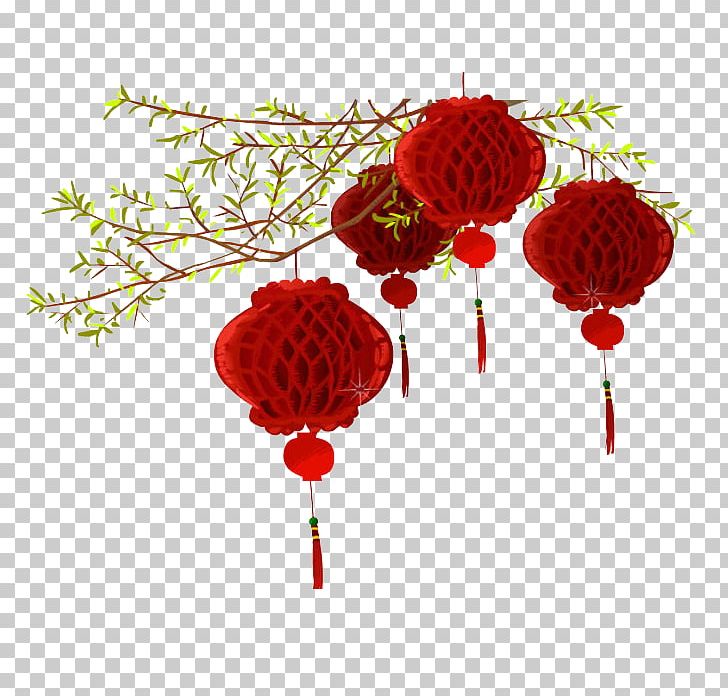 New Year's Day Happiness Chinese New Year Lantern Festival PNG, Clipart, Bainian, Chinese New Year, Cut Flowers, First Full Moon Festival, Floral Design Free PNG Download