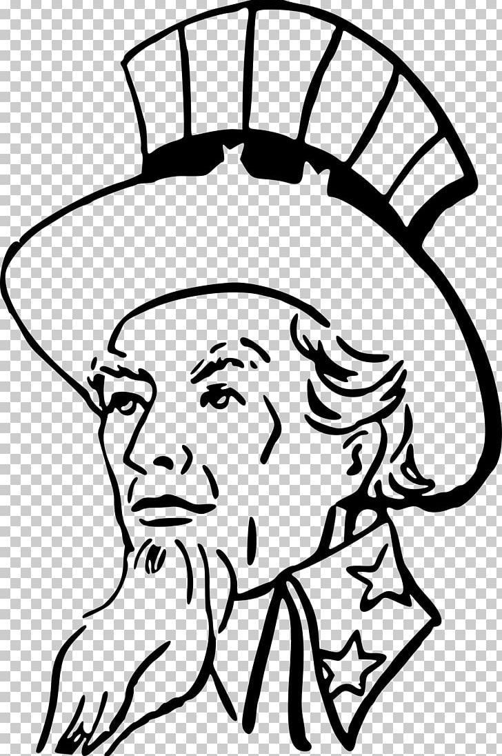 Uncle Sam PNG, Clipart, Artwork, Aunt, Black, Black And White, Drawing Free PNG Download