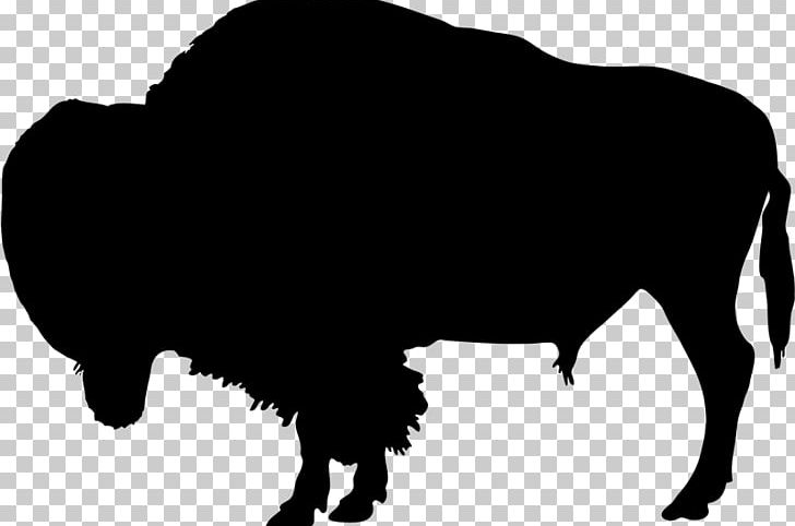 Wild Boar Silhouette PNG, Clipart, Bison, Black, Black And White, Bull, Cattle Like Mammal Free PNG Download