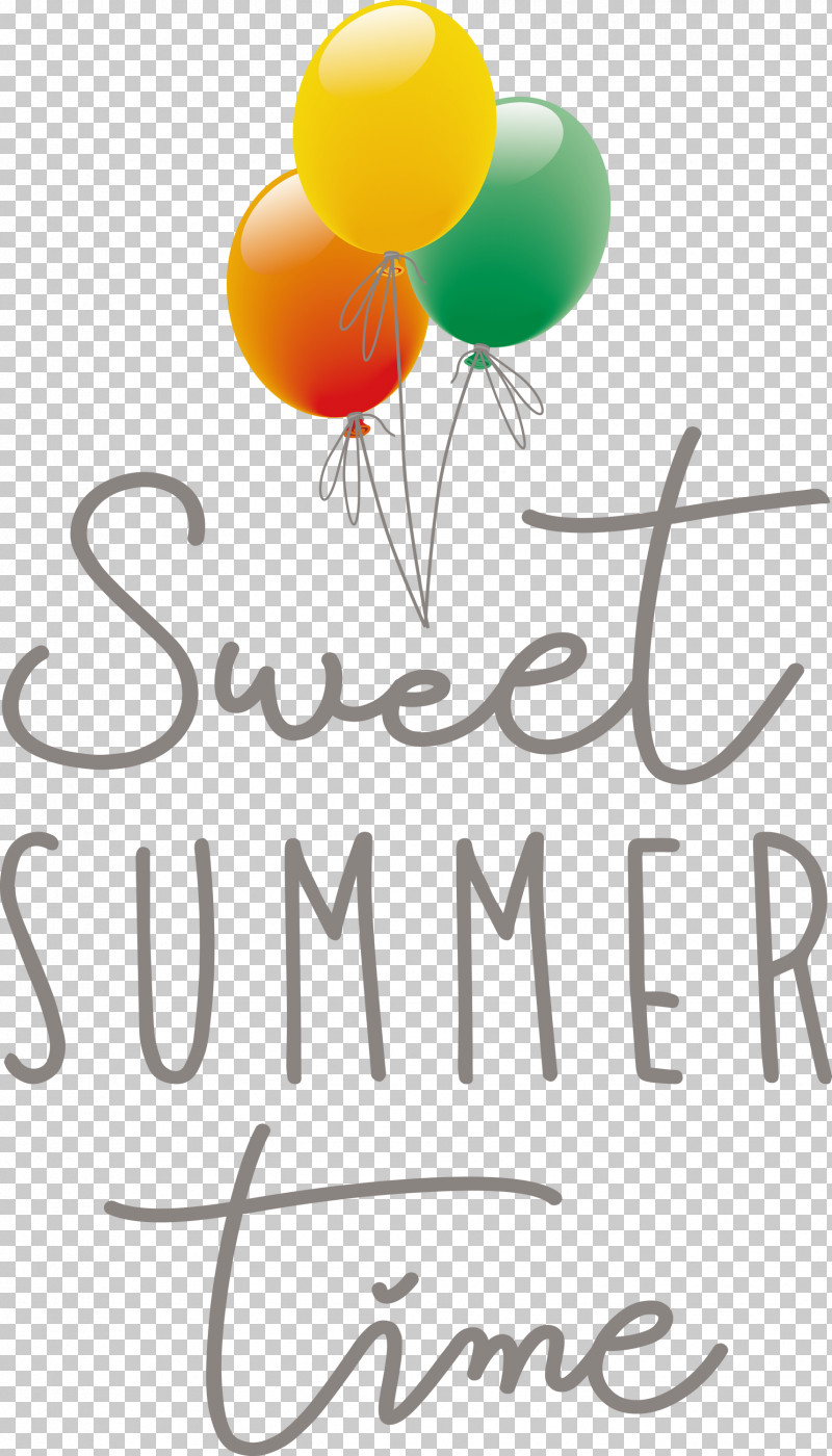 Sweet Summer Time Summer PNG, Clipart, Balloon, Flower, Happiness, Logo, Meter Free PNG Download