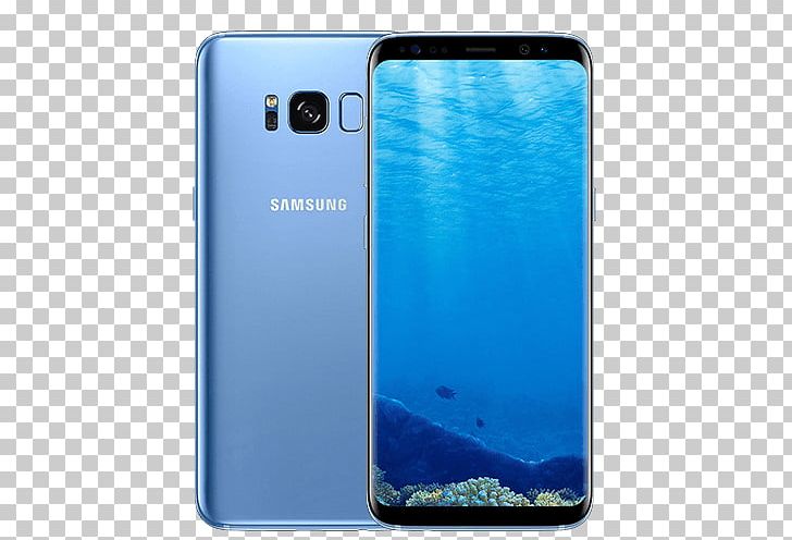 Samsung Galaxy S8 Coral Blue Telephone Unlocked PNG, Clipart, Aqua, Coral Blue, Electric Blue, Electronic Device, Gadget Free PNG Download