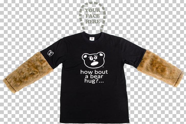 T-shirt Sleeve Fashion Casual Wear PNG, Clipart, Arm, Bead, Bear, Bear Hug, Black Free PNG Download